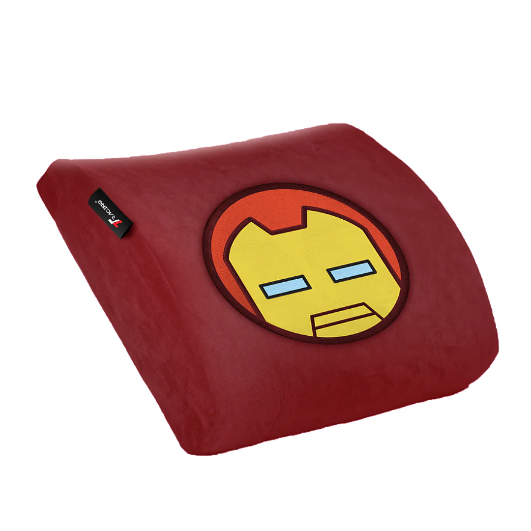 TTRacing XL Memory Foam Lumbar Pillow with Cooltec Gel - Iron Man Edition - Image 2